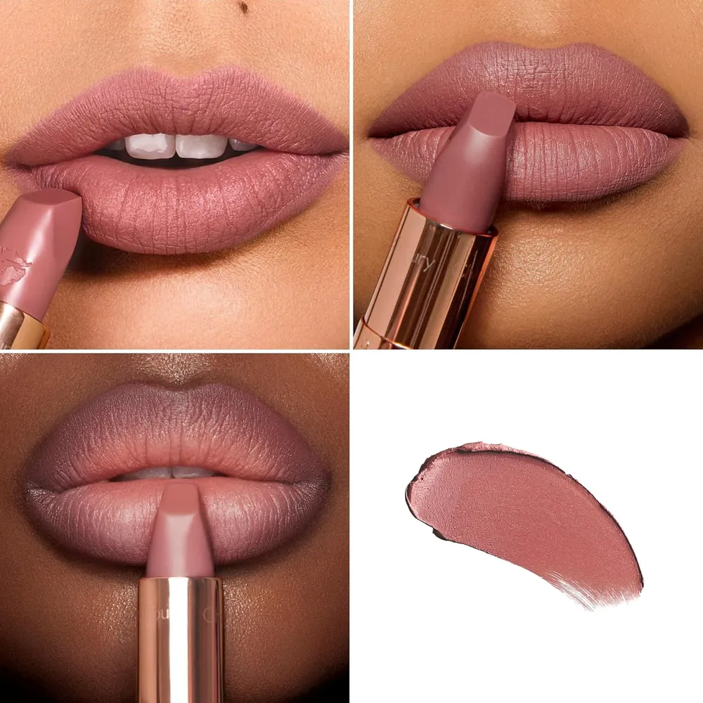 Charlotte Tilbury Revolution Lápiz labial mate | Very Victoria - nude topo