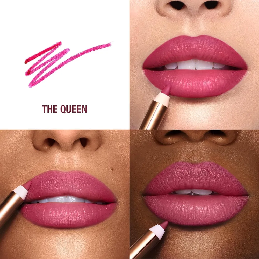 Charlotte Tilbury Lip Cheat Lápiz delineador de labios | La Reina - rosa fuerte