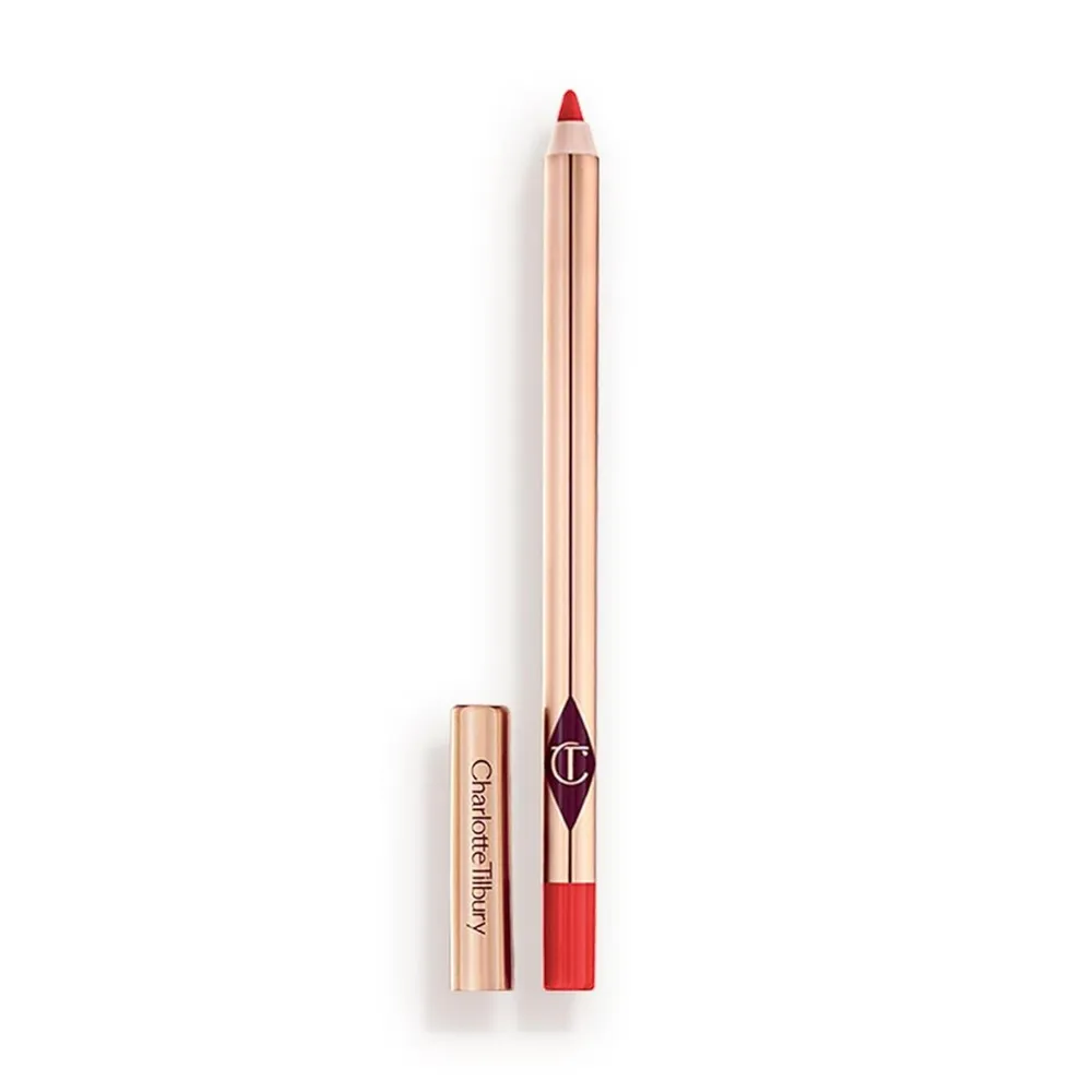 Charlotte Tilbury Lip Cheat Lápiz delineador de labios | Kiss 'N' Tell - rojo escarlata cálido