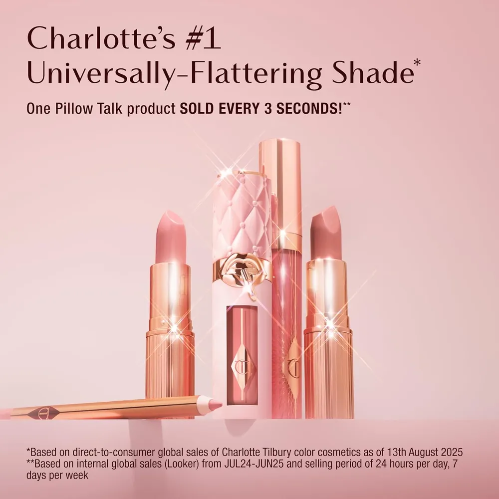 Charlotte Tilbury Revolution Lápiz labial mate | Charla de almohada - rosa nude