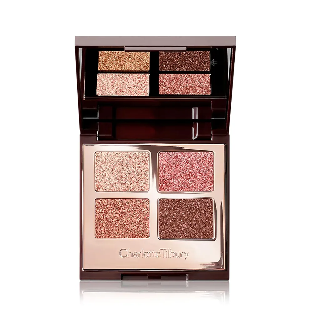 Charlotte Tilbury Paleta de sombras de ojos de lujo | Charla de almohada - rosa nude
