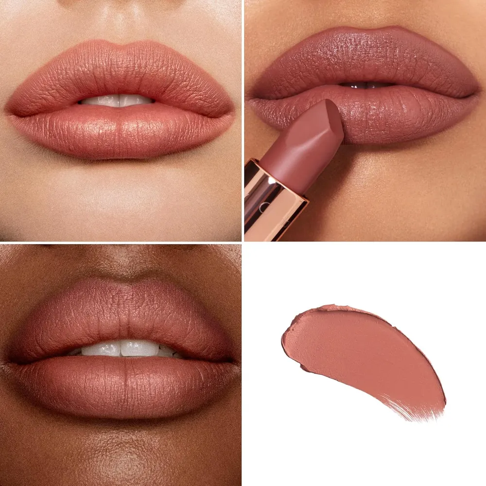 Charlotte Tilbury Revolution Lápiz labial mate | Supermodelo - nude-rosa apagado