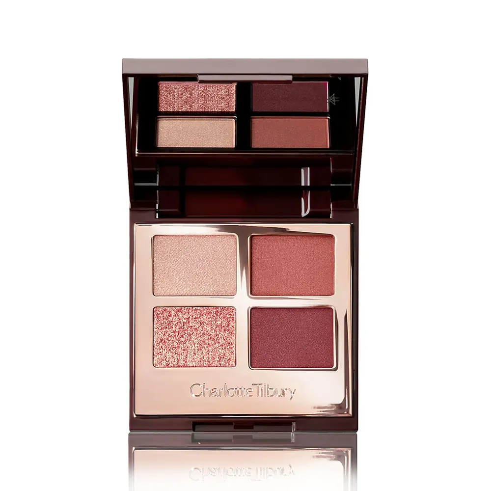 Charlotte Tilbury Paleta de sombras de ojos de lujo | Walk Of No Shame - rojo, carmesí y oro rosa