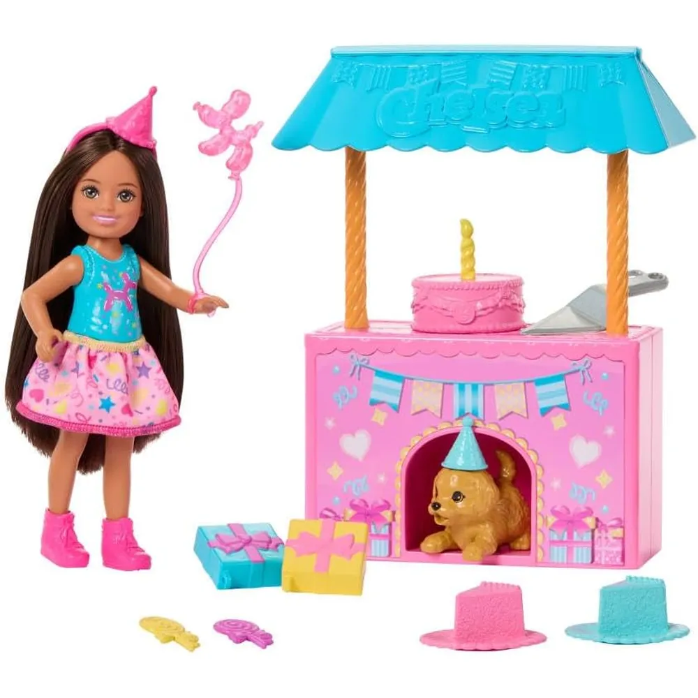 BARBIE CHELSEA FIESTA CUMPLEAÑOS SORPRESA