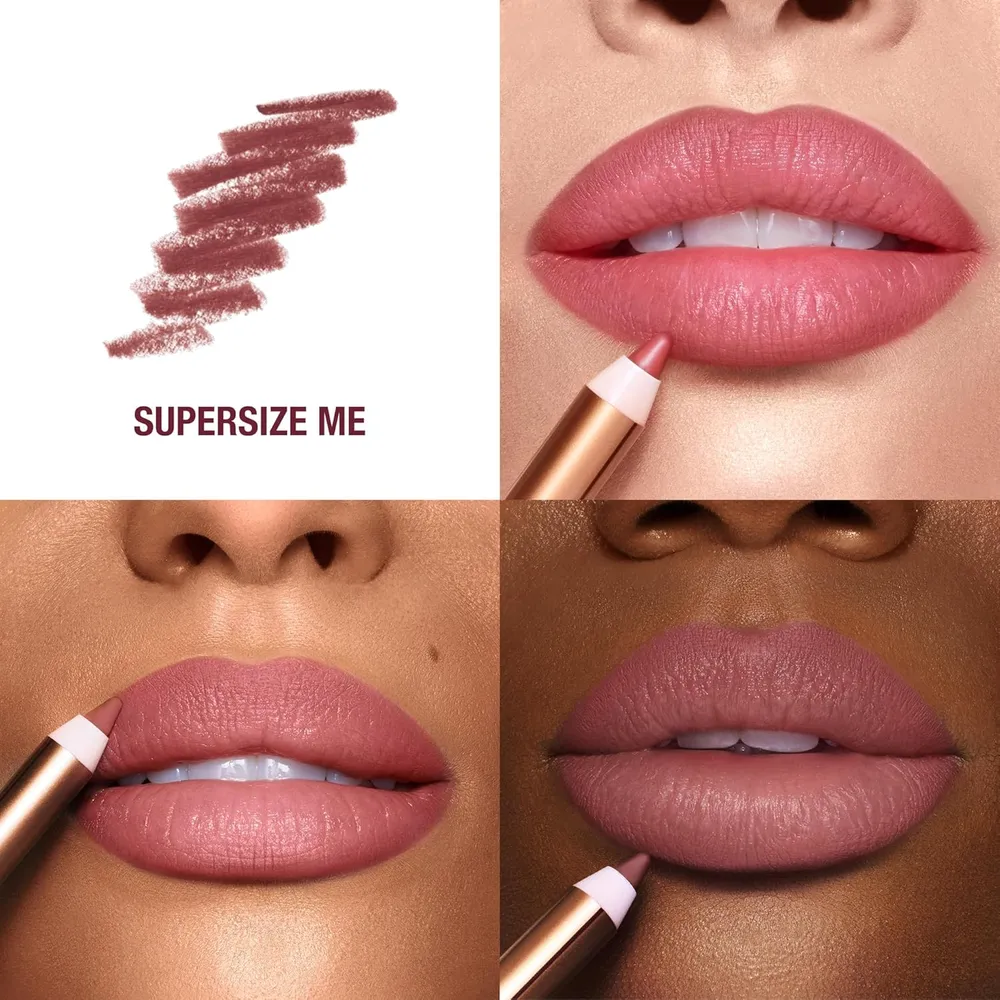 Charlotte Tilbury Lip Cheat Lápiz delineador de labios | Supersize Me - rosa nude intenso