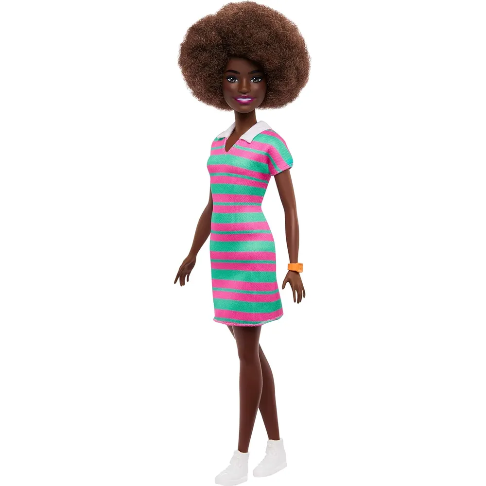 BARBIE FASHIONISTAS CABELLO NEGRO VESTIDO
