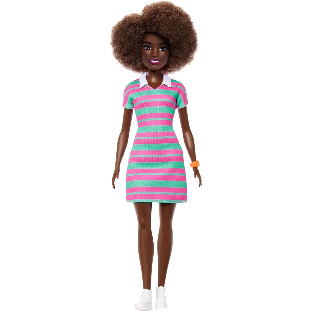 BARBIE FASHIONISTAS CABELLO NEGRO VESTIDO