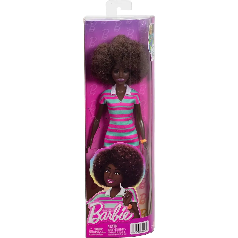 BARBIE FASHIONISTAS CABELLO NEGRO VESTIDO