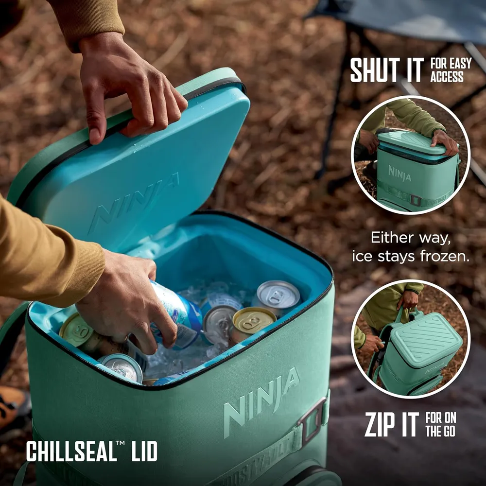 Ninja mochila térmica Frostvault Go Can, 36 qt / 34,1 L | Agua