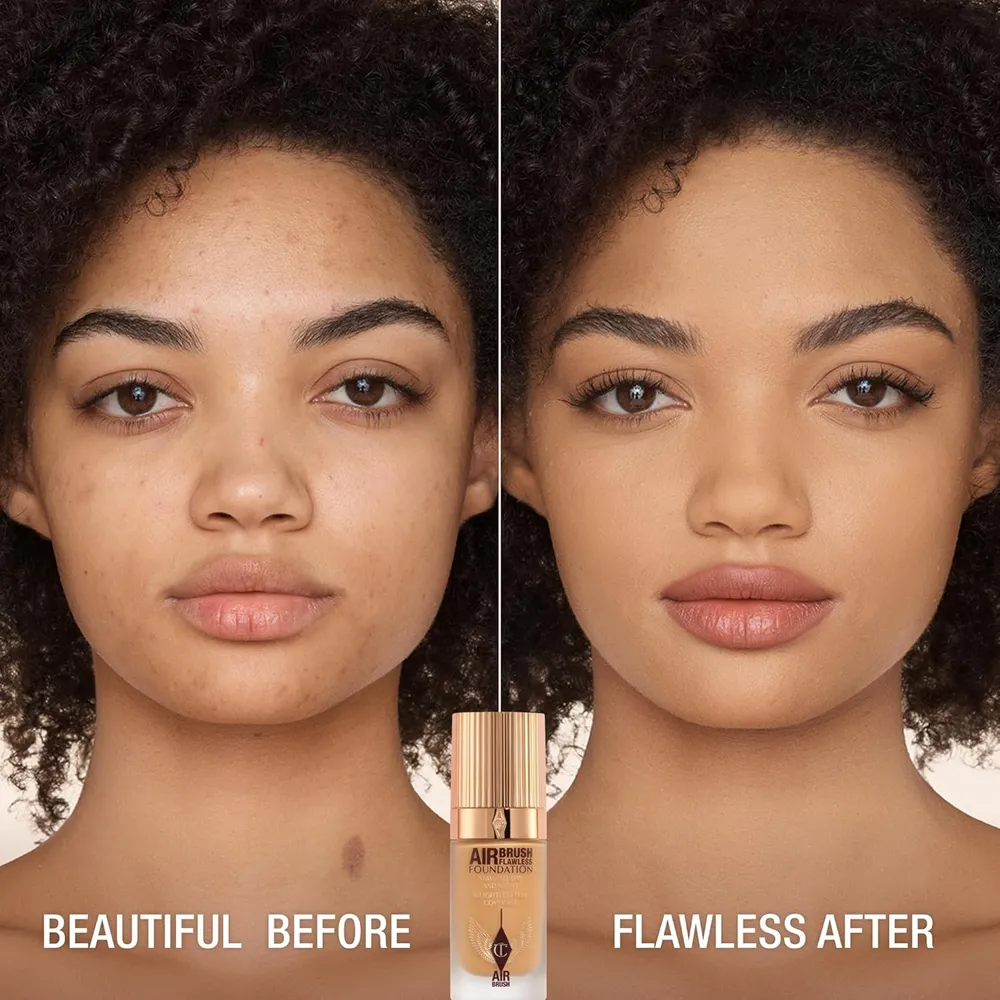 Charlotte Tilbury Airbrush Base de maquillaje mate | 08 Cálido