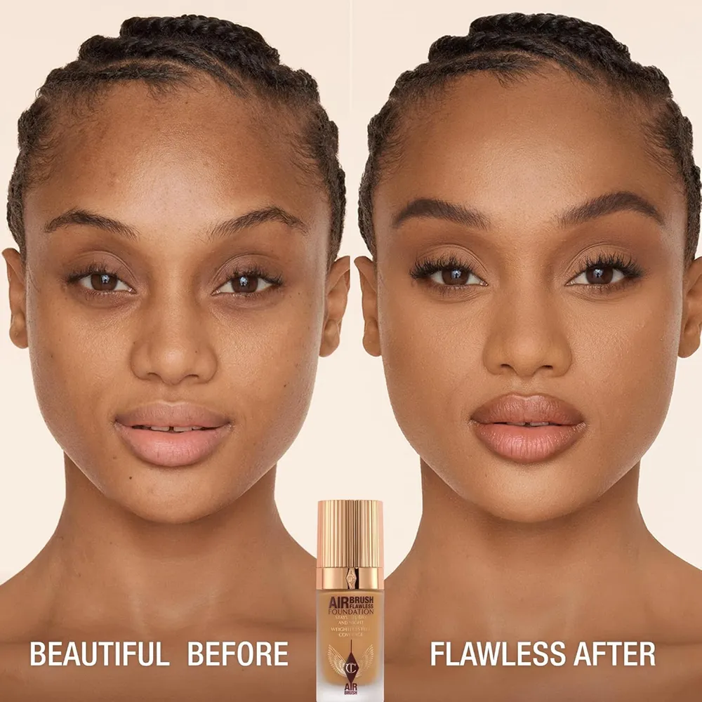 Charlotte Tilbury Airbrush Base de maquillaje mate | 10 Cálido