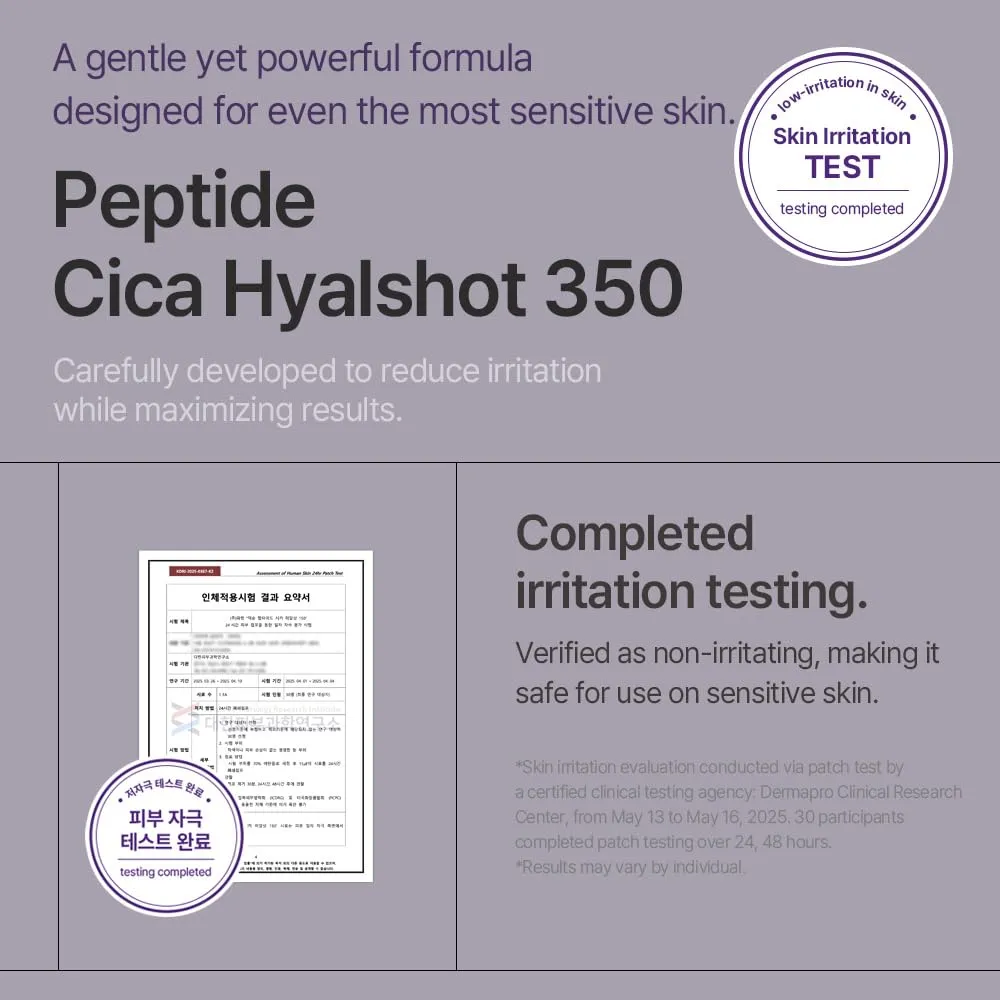 MIXSOON SUERO PEPTIDE CICA HYALSHOT 350 - 1 OZ / 30 ML