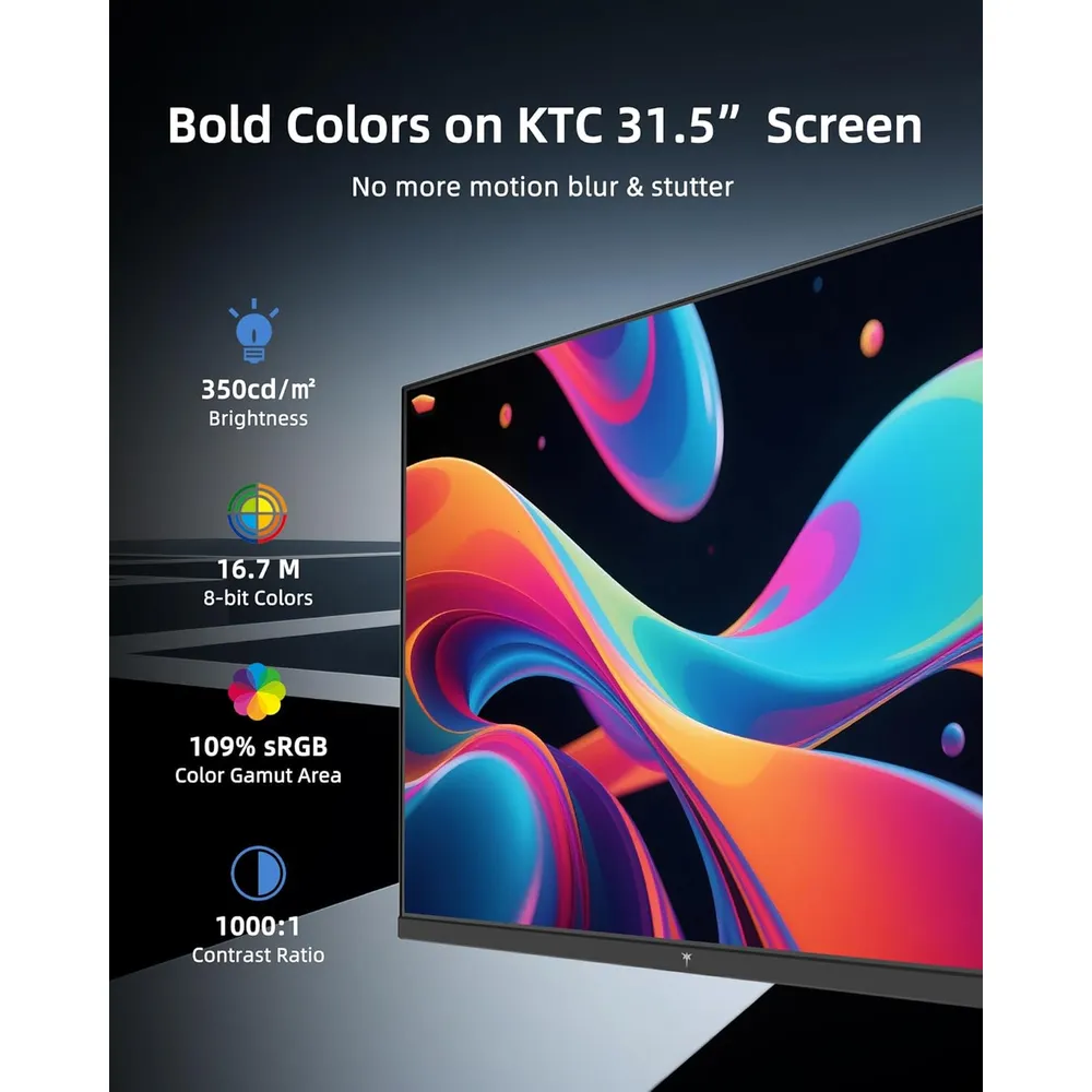 KTC H32D6 Monitor 32" QHD 120Hz