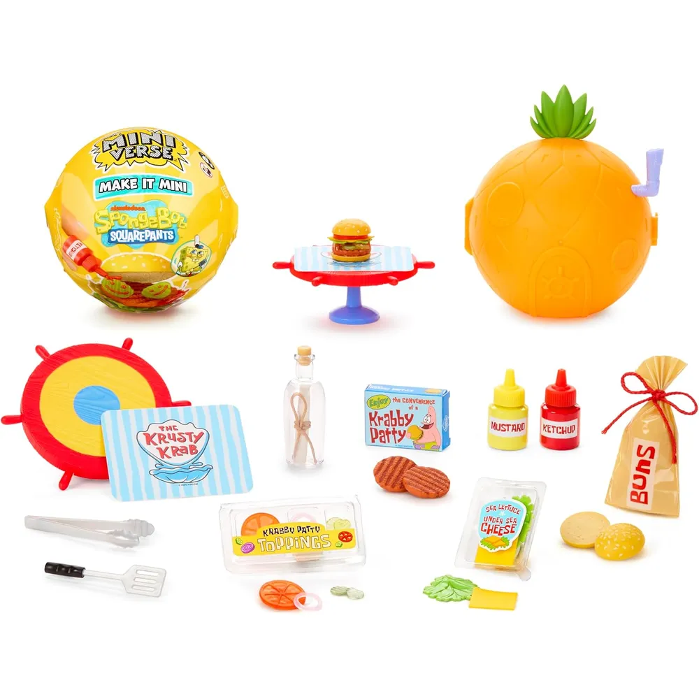 MGA Miniverse set Bob Esponja