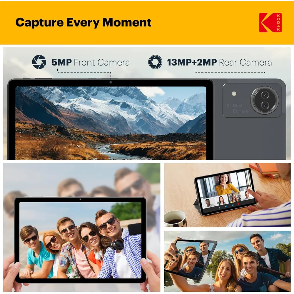 Kodak K12 tableta Full HD Android 128 GB