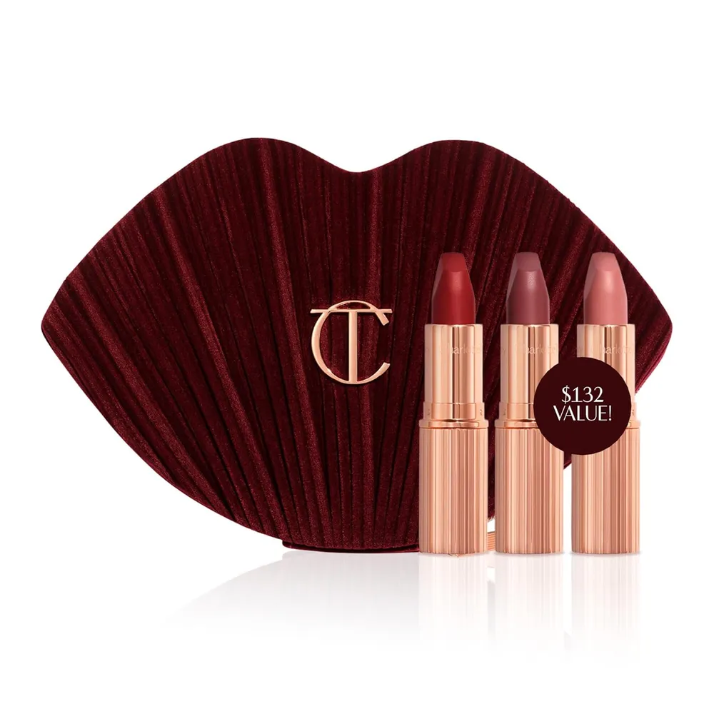 Charlotte Tilbury Hot Lips Set de 3 labiales
