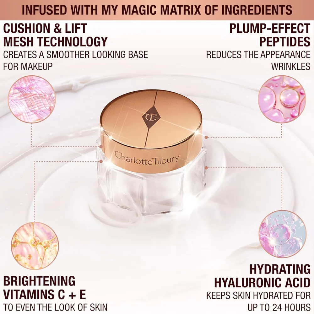 Charlotte Tilbury Magic Cream Crema hidratante facial | 3.38 oz / 100 ml