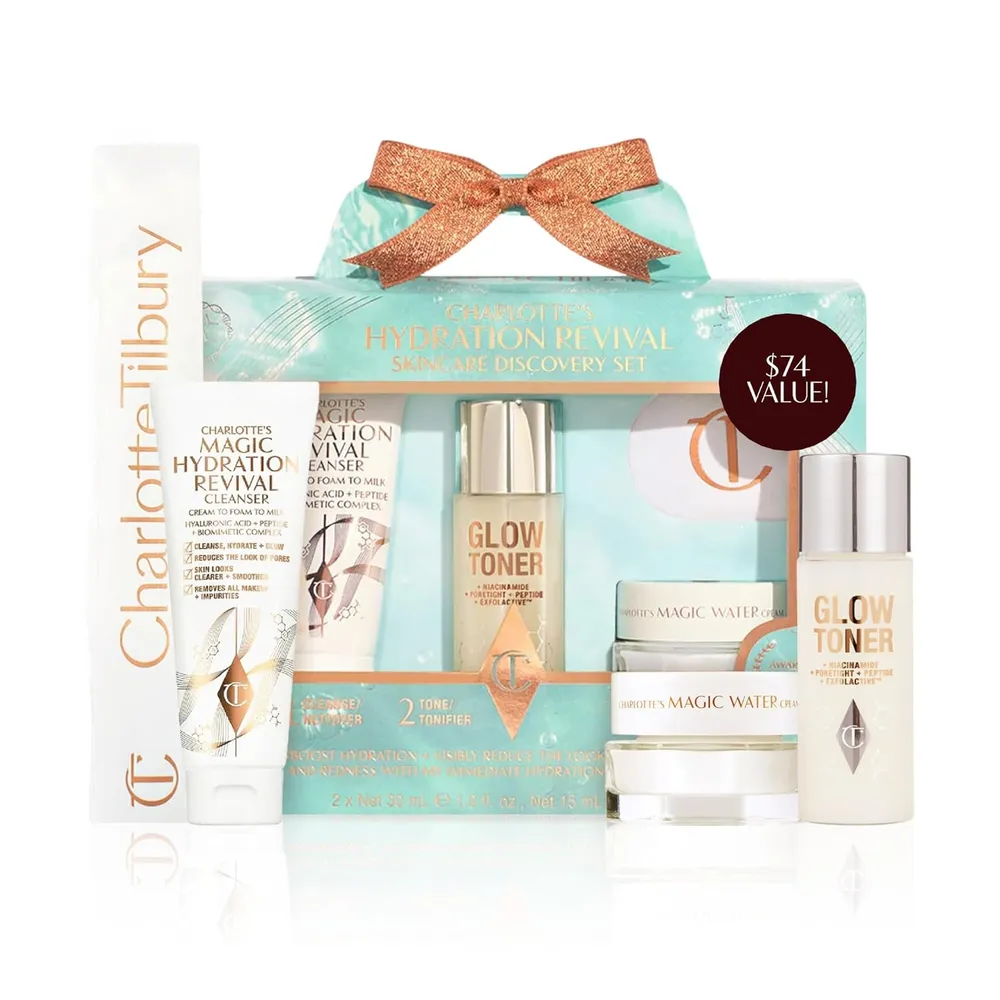 Charlotte Tilbury Hidratación Revitalizante Kit de viaje cuidado de la piel