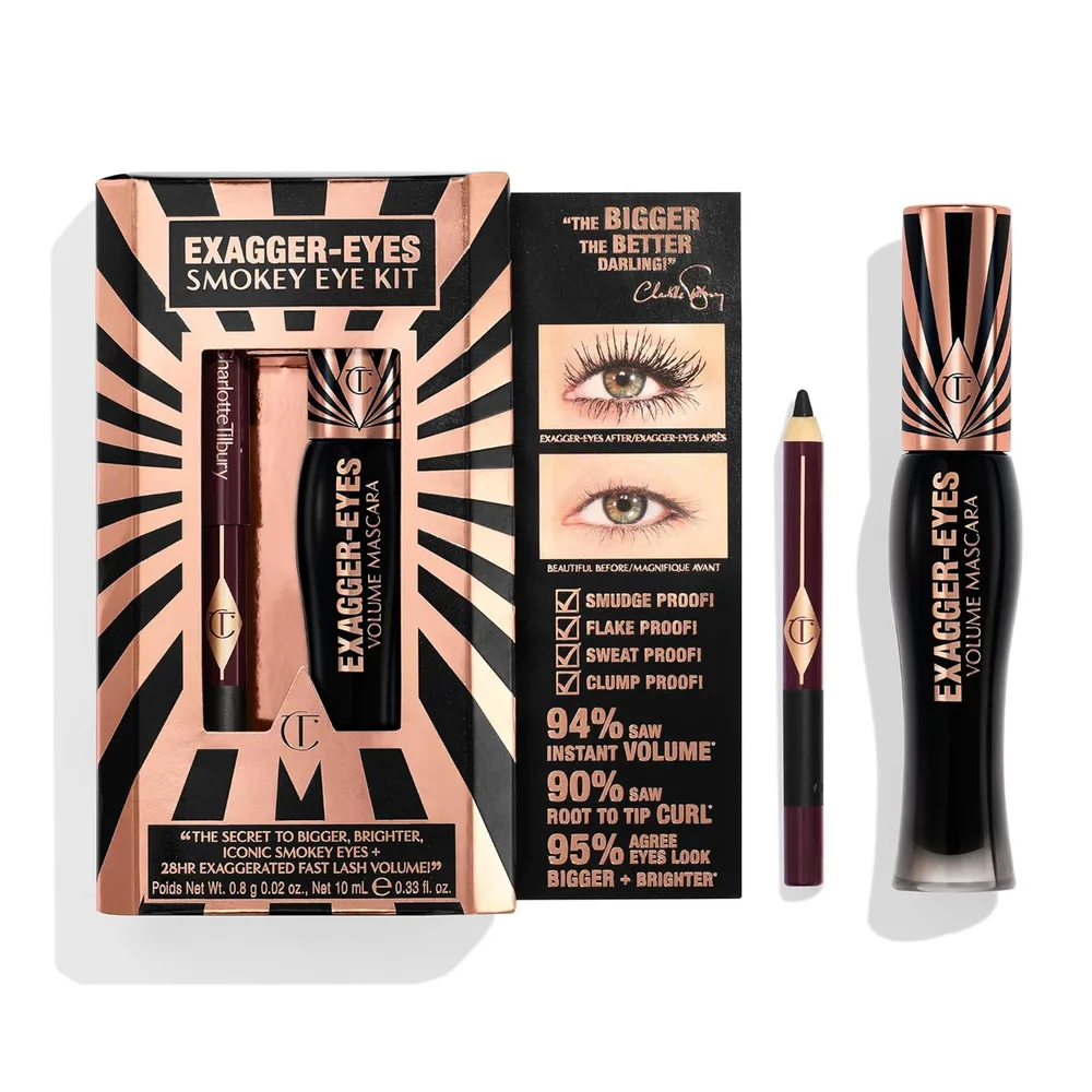Charlotte Tilbury Exagger-Eyes Volume Máscara de pestañas | Negro