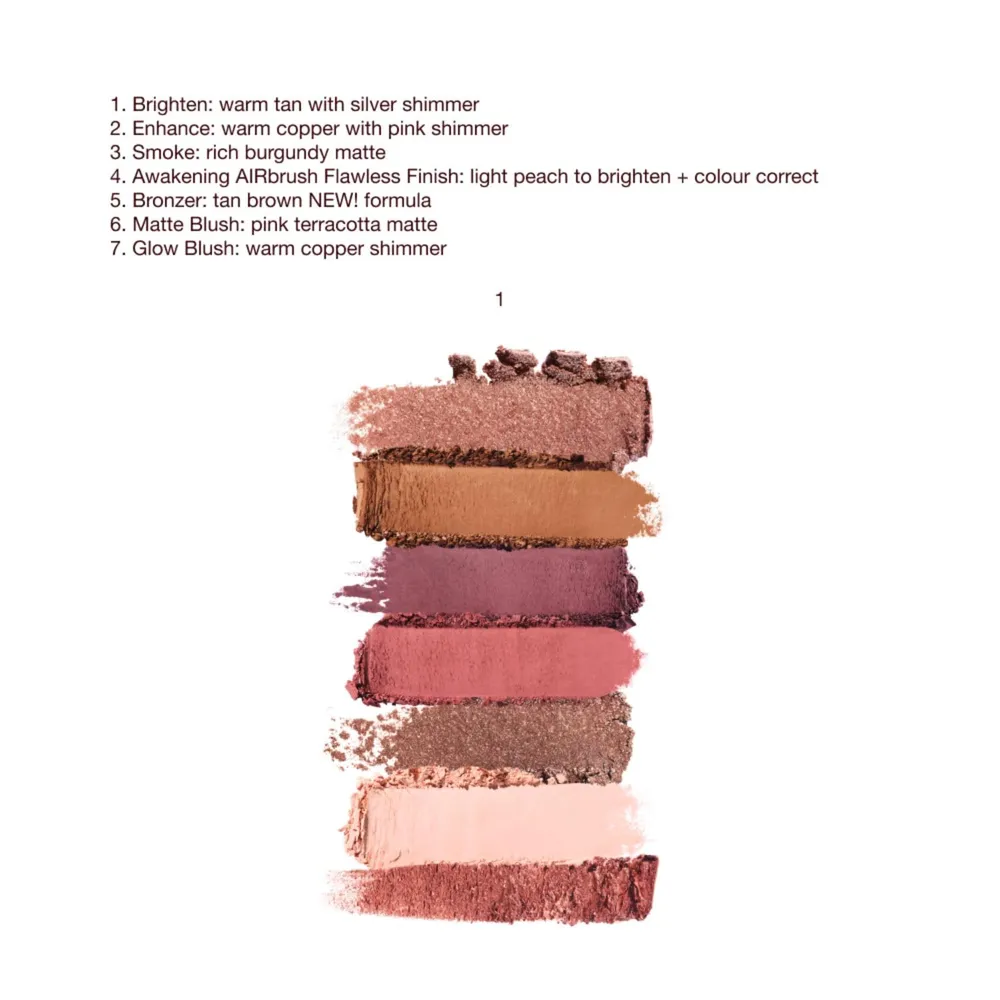 Charlotte Tilbury Look Instantáneo Paleta de maquillaje | Belleza bronceada y de ensueño