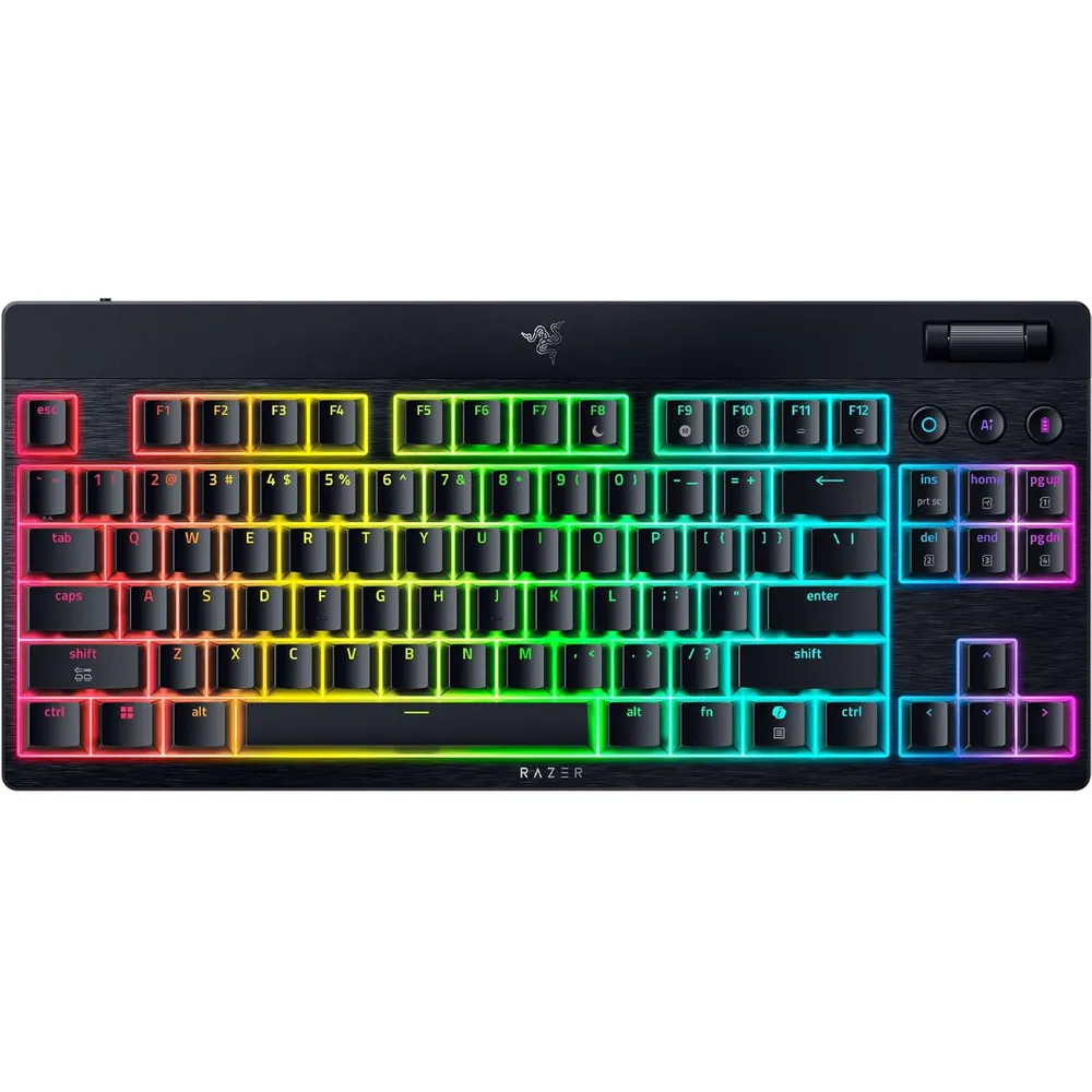TECLADO INALÁMBRICO BLACKWIDOW V4 TKL HYPERSPEED TÁCTILES RAZER | NEGRO