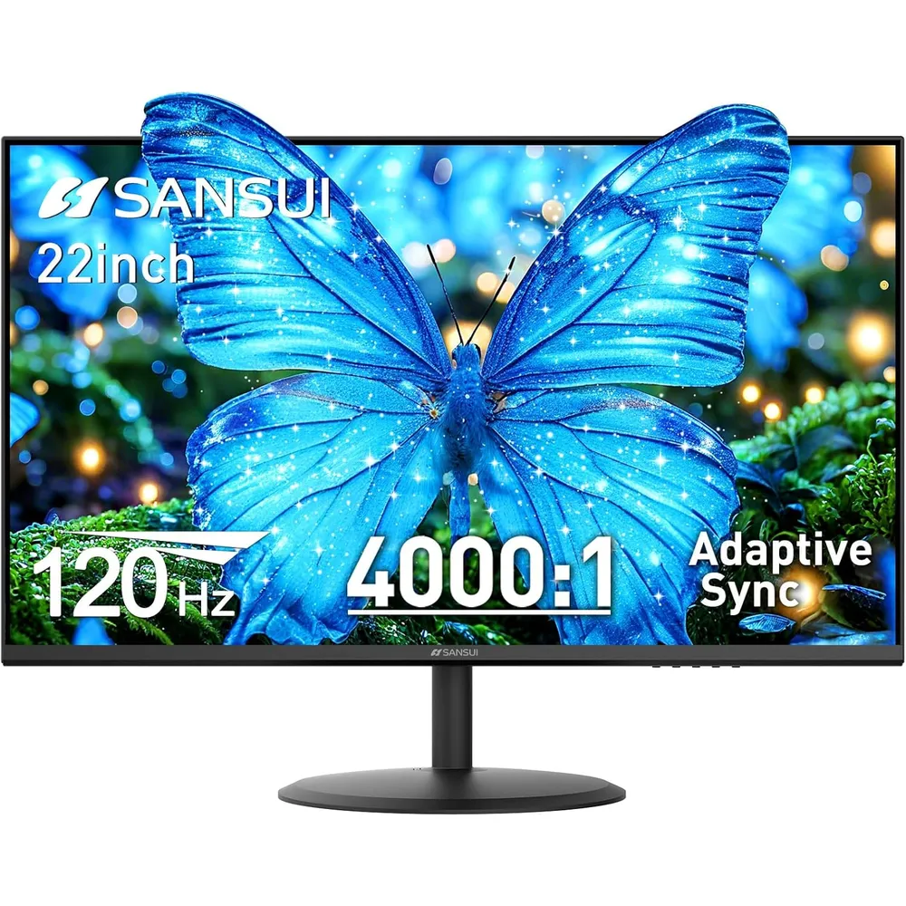 Sansui 22" FHD 120 Hz IPS Adaptive-Sync HDR Eye Care