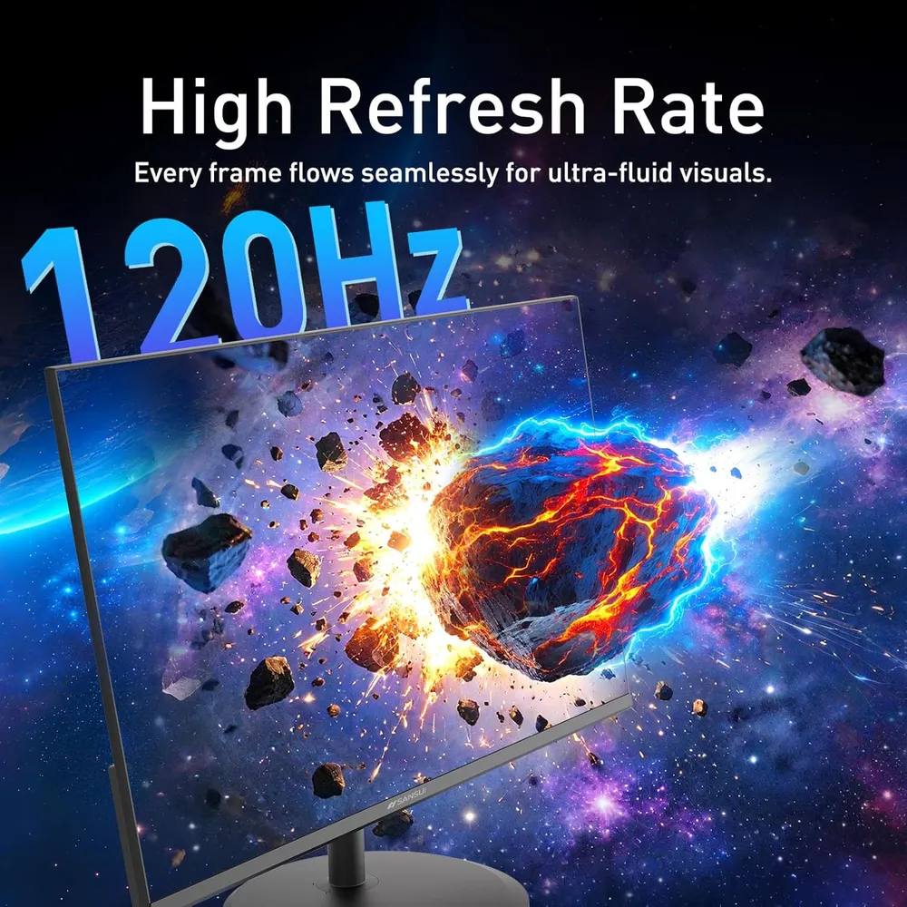 Sansui 22" FHD 120 Hz IPS Adaptive-Sync HDR Eye Care