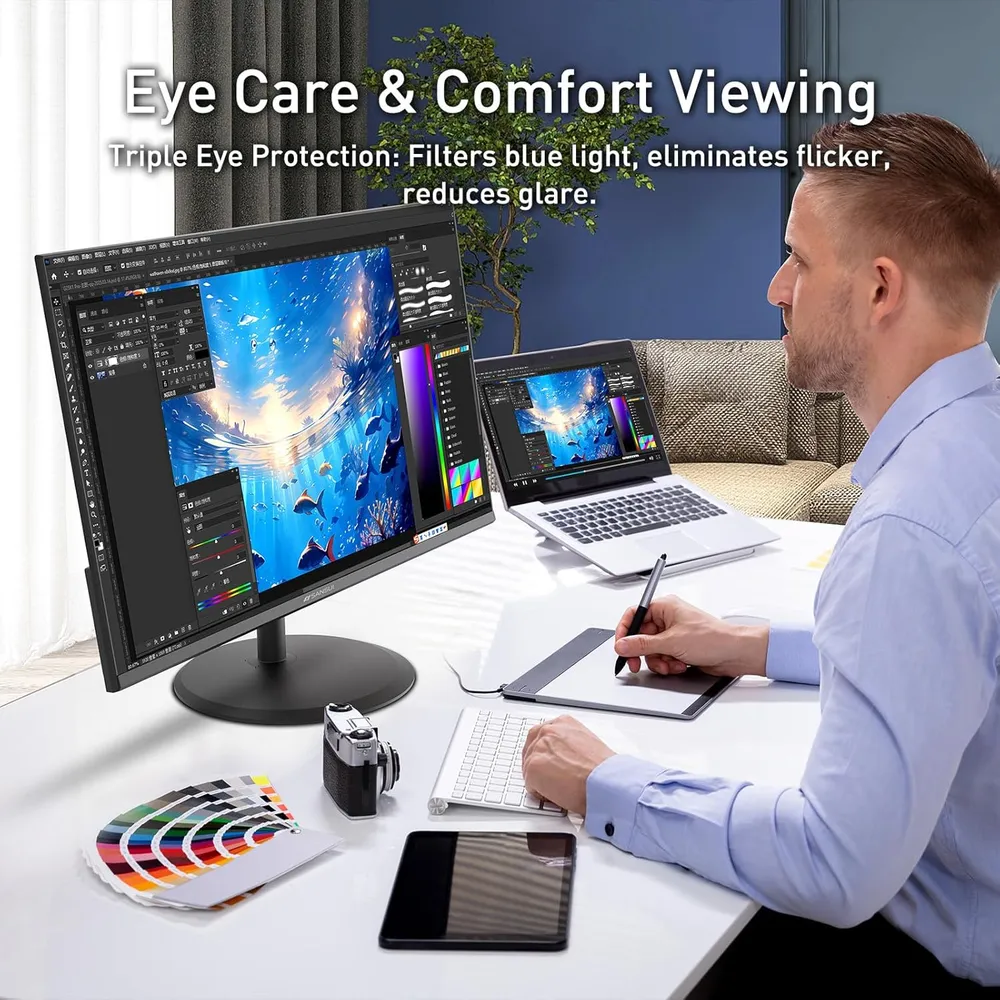 Sansui 22" FHD 120 Hz IPS Adaptive-Sync HDR Eye Care
