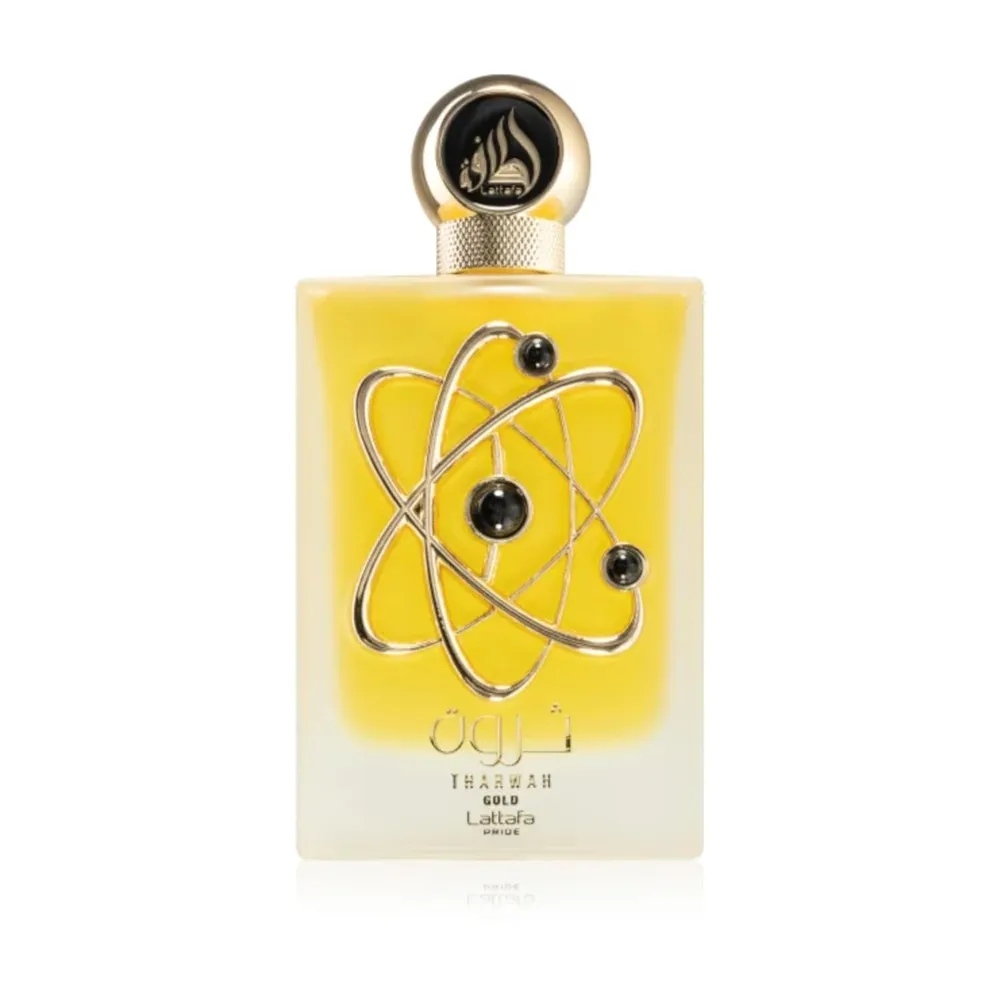 SET DE PERFUME LATTAFA PRIDE THARWAH GOLD EDP 3 PZS UNISEX