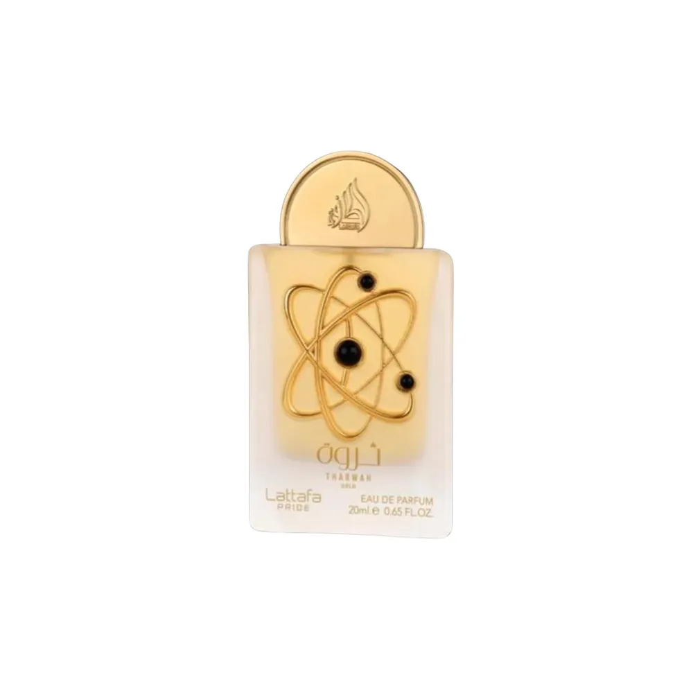 SET DE PERFUME LATTAFA PRIDE THARWAH GOLD EDP 3 PZS UNISEX
