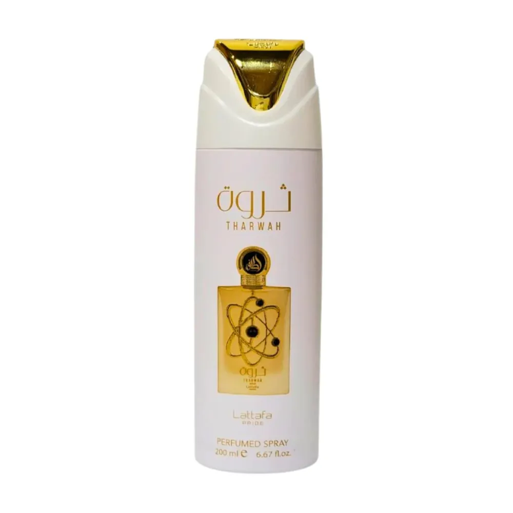 SET DE PERFUME LATTAFA PRIDE THARWAH GOLD EDP 3 PZS UNISEX