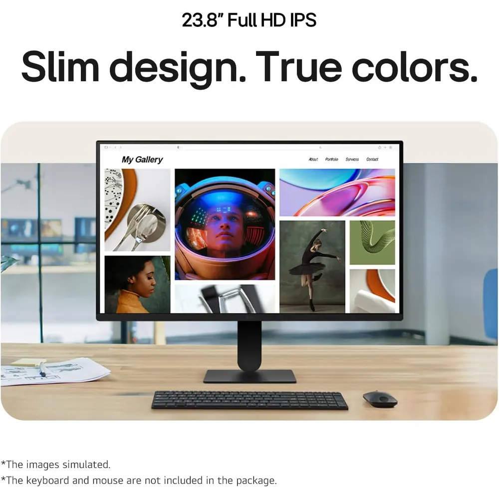 LG 24U411A-B Monitor 24" Full HD 120Hz