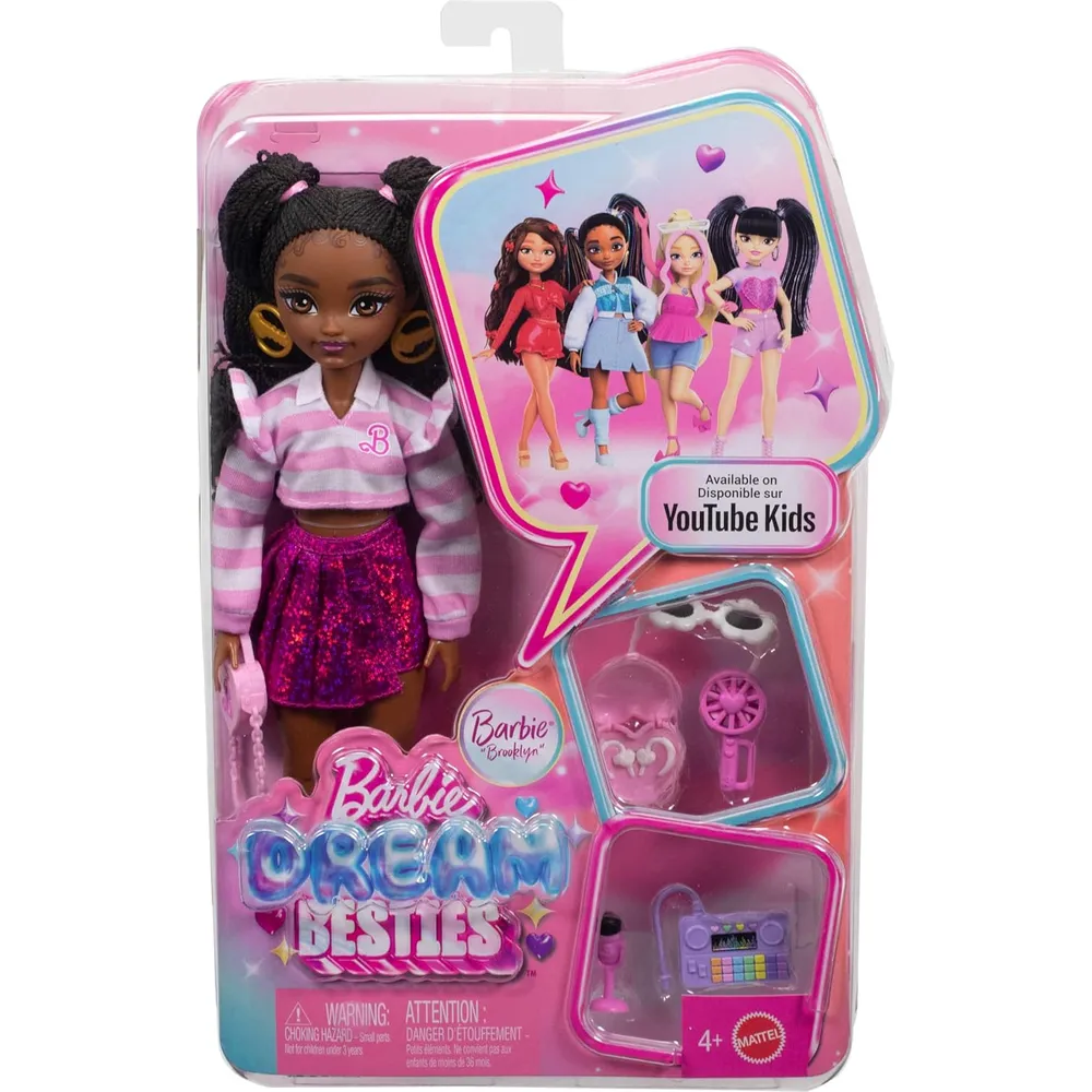 BARBIE DREAM BESTIES BROOKLYN MUÑECA CON ACCESORIOS BAILE