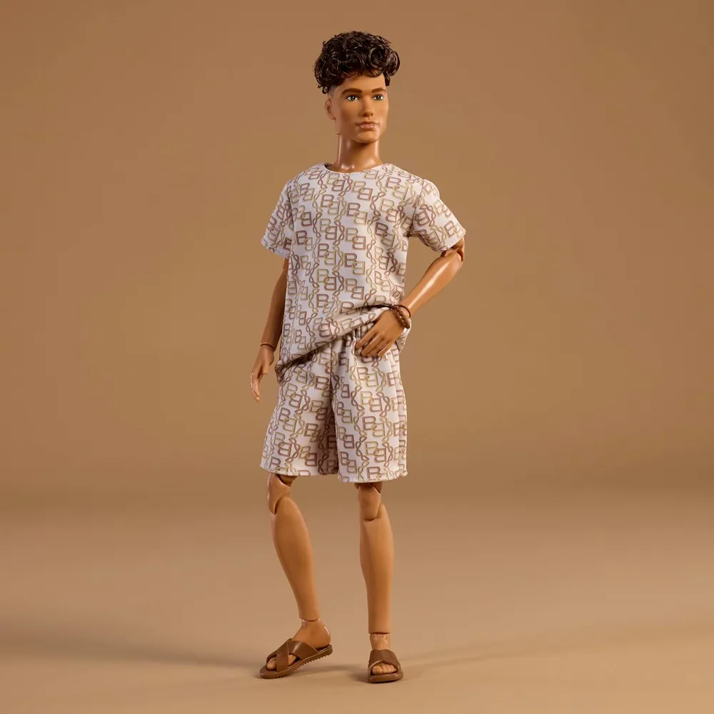 KEN BARBIE BASICS MUÑECO COLECCIÓN CABELLO CASTAÑO