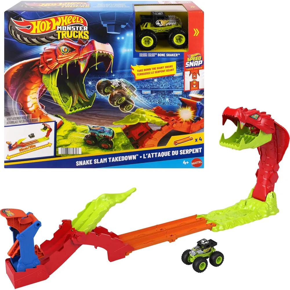 HOT WHEELS PISTA SNAKE SLAM TAKEDOWN