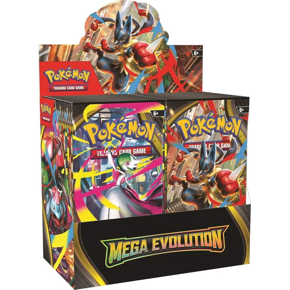 JUEGO DE CARTAS POKÉMON TCG MEGA EVOLUTION ENHANCED BOOSTER DISPLAY BOX (INGLÉS)