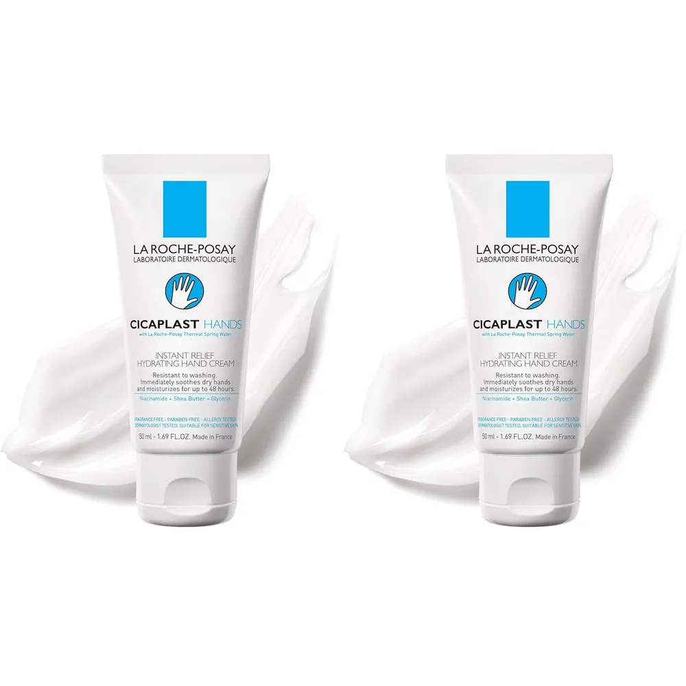PACK 2 LA ROCHE-POSAY CICAPLAST CREMA DE MANOS HIDRATANTE 1.7 OZ / 50 ML