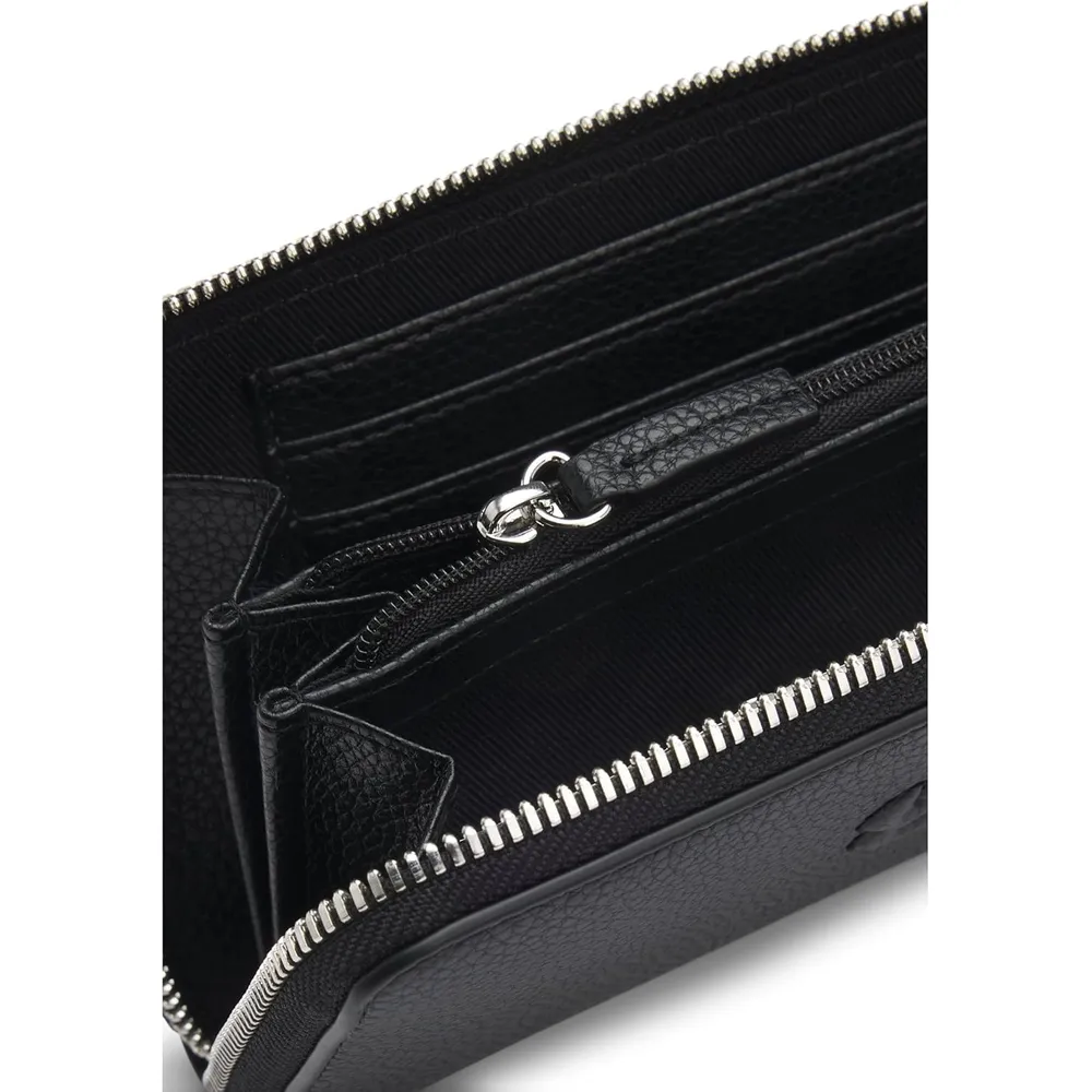 BILLETERA HUGO BOSS ANETT SM NEGRO MUJER