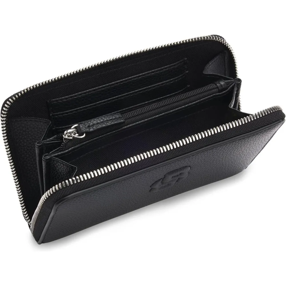 BILLETERA HUGO BOSS ANETT SM NEGRO MUJER