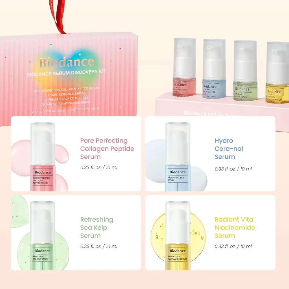 PACK 4 BIODANCE CUIDADO FACIAL 10 ML C/U
