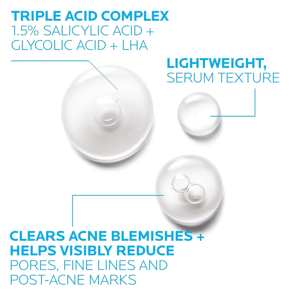 SET LA ROCHE-POSAY EFFACLAR ANTIACNÉ  ANTHELIOS UV SPF 50 - 40 ML +  EFFACLAR ÁCIDO SALICÍLICO 30 ML