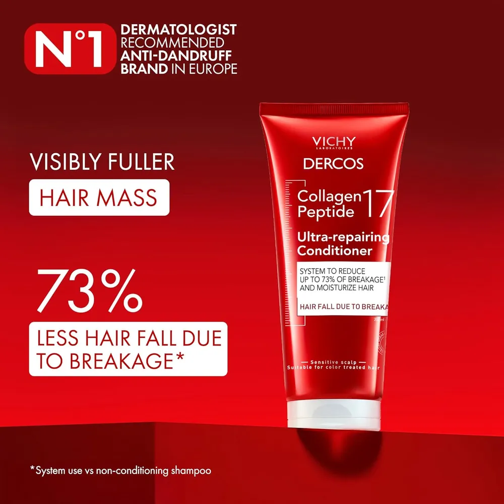 ACONDICIONADOR ULTRA REPARADOR VICHY DERCOS COLÁGENO 17 - 6.76 OZ / 200 ML