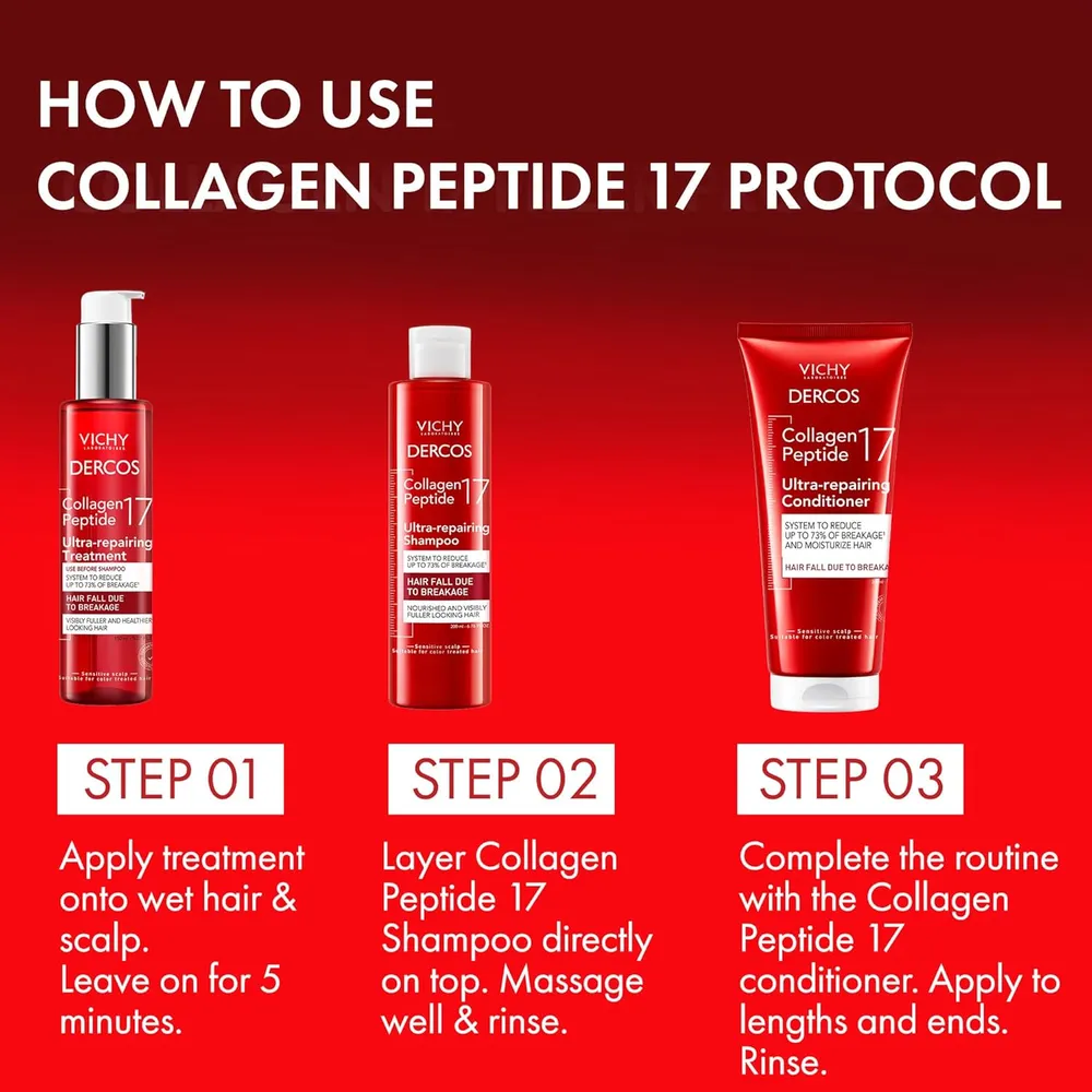 ACONDICIONADOR ULTRA REPARADOR VICHY DERCOS COLÁGENO 17 - 6.76 OZ / 200 ML