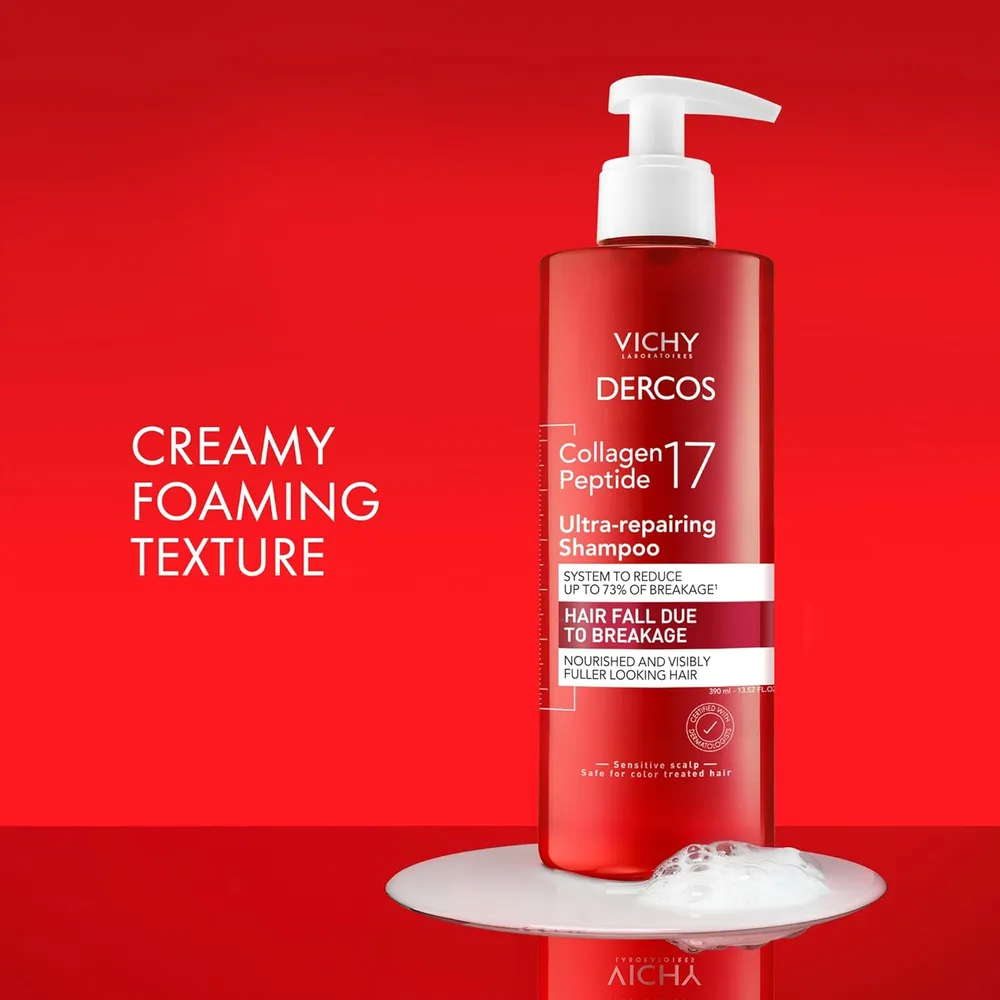 CHAMPÚ ULTRA REPARADOR VICHY DERCOS COLÁGENO 17 - 13.5 OZ / 400 ML