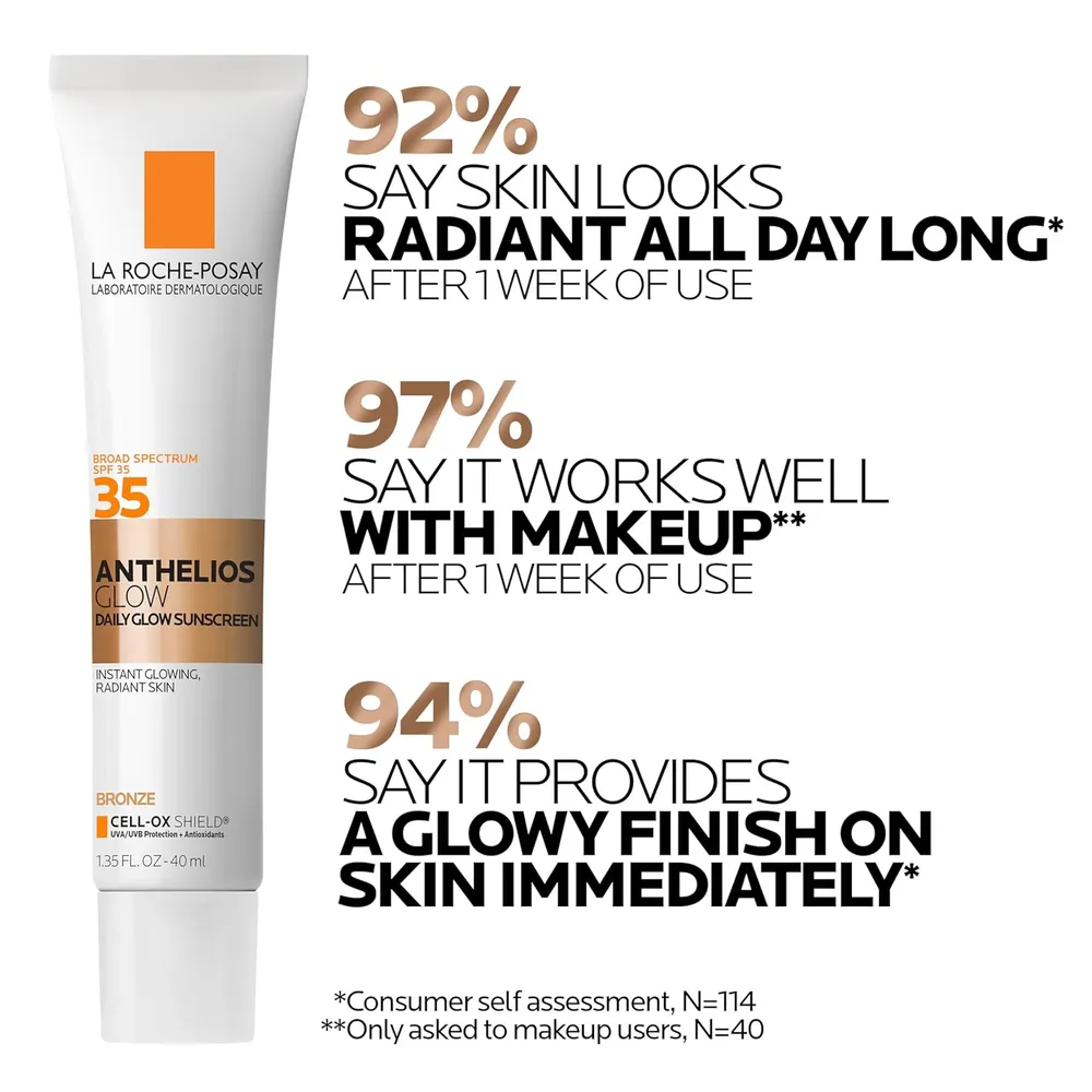 b0fjym8g1z_3_webp.webp PROTECTOR SOLAR LA ROCHE-POSAY ANTHELIOS GLOW CON COLOR BRONZE SPF 35 - 1.35 OZ / 40 ML