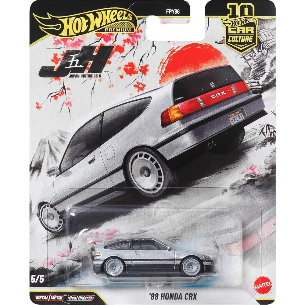 HOT WHEELS AUTO CAR CULTURE HONDA CRX 88