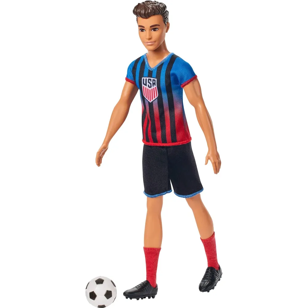 KEN BARBIE CAREERS USSF SOCCER MUÑECO CON ACCESORIOS