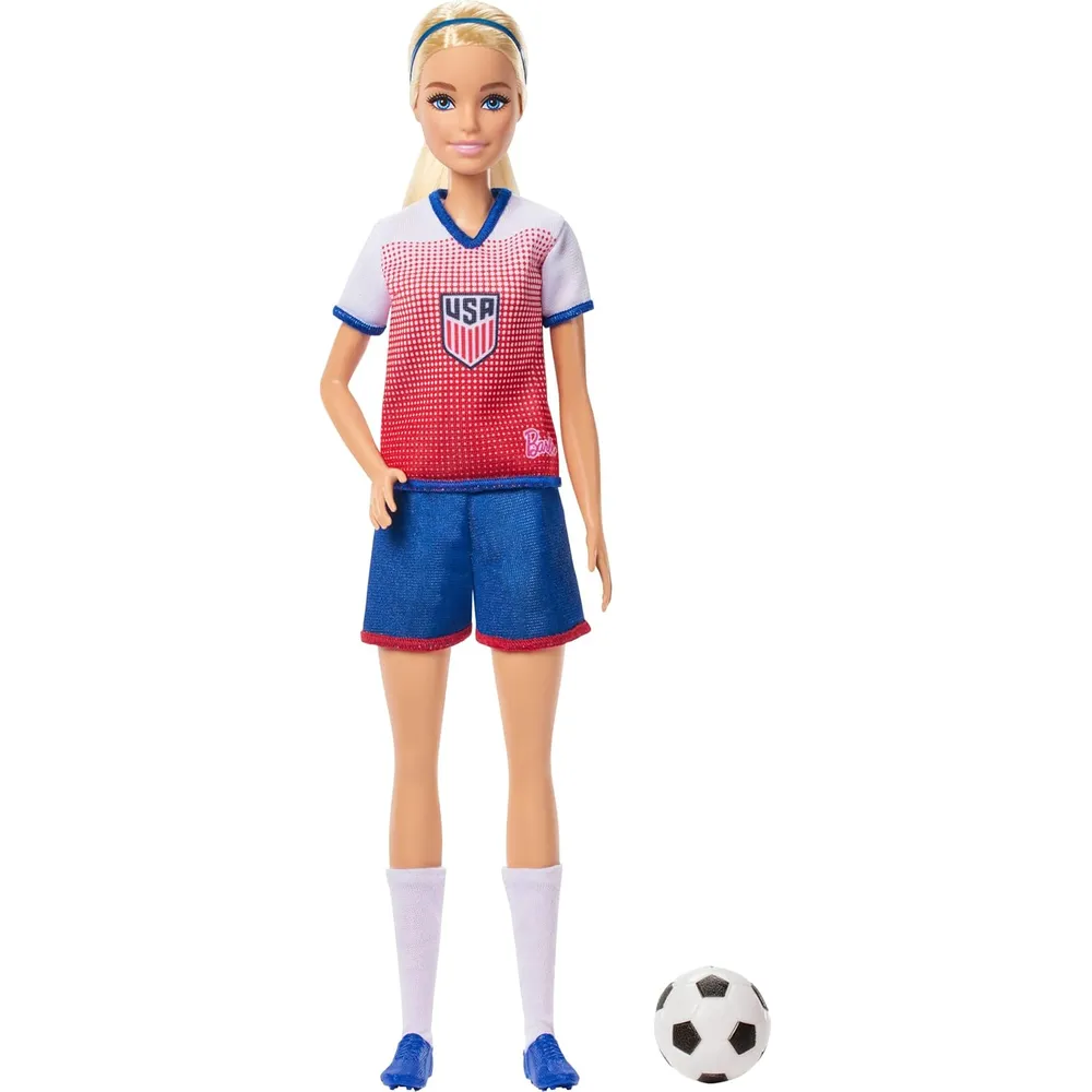 BARBIE CAREERS USSF SOCCER MUÑECA CON ACCESORIOS