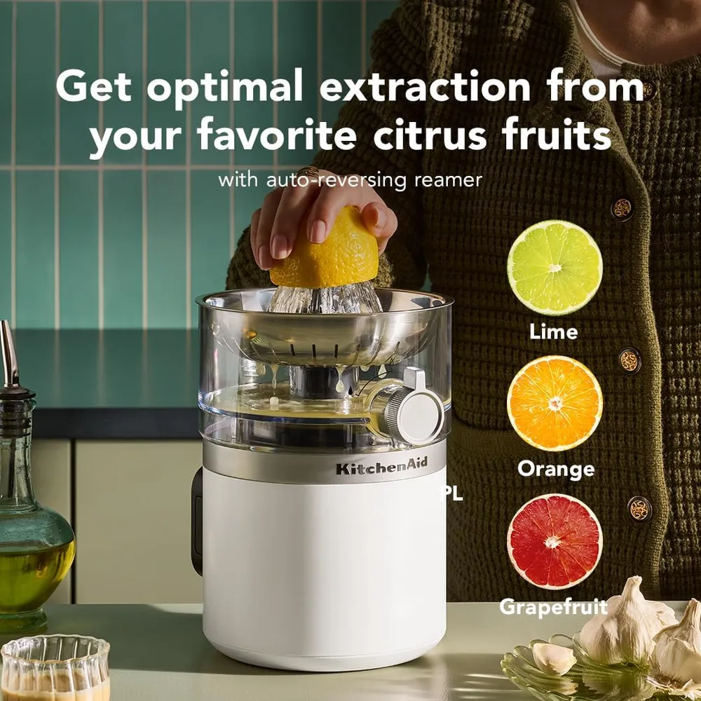 KITCHENAID, EXPRIMIDOR DE CÍTRICOS INALÁMBRICO GO | BLANCO