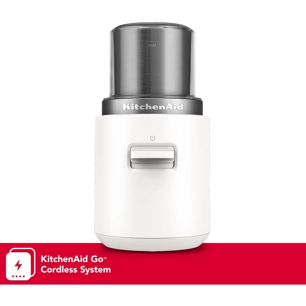 KITCHENAID, MOLINILLO DE CUCHILLAS INALÁMBRICO GO | BLANCO